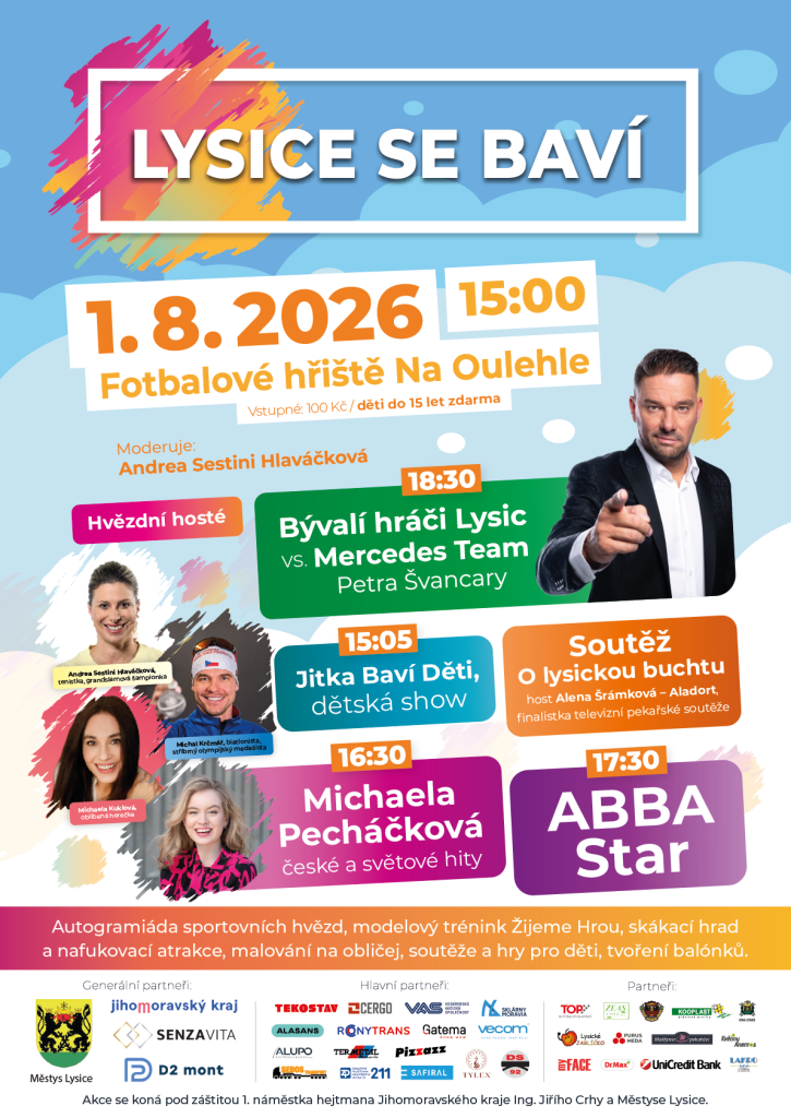 LYSICE SE&nbsp;BAVÍ  1.8.2026