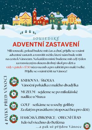SOUSEDSKÉ ADVENTNÍ ZASTAVENÍ